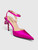 Mach & Mach Pink Wonder Tulip Heeled Pumps
