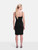 Dolce & Gabbana Black Wool Sleeveless Midi Dress