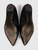 Tory Burch Black Leather Pointed Flats