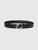 Gucci Black Logo Buckle Leather Belt