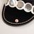 Louis Vuitton Black Mirror Embellished Sandals