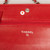 Chanel Red Patent Leather Camellia Wallet On Chain