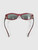 Versace Red Rectangle Sunglasses