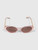 Versace Pink Oval Sunglasses