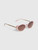 Versace Pink Oval Sunglasses