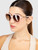 Burberry Pink Square Joni Sunglasses