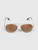 Burberry Brown Gradient Aviator Sunglasses