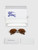 Burberry Brown Gradient Aviator Sunglasses