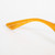 Versace Transparent Orange Logo Cat Eye Sunglasses