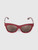 Burberry Bordeaux Square Logo Sunglasses