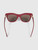 Burberry Bordeaux Square Logo Sunglasses