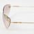 Versace Beige Mirror Cat Eye Sunglasses