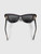 Burberry Black Cat Eye Logo Arms Sunglasses