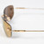 Versace Gold Rimless Rectangle Sunglasses