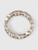 Chanel Silver CC Crystal Ring