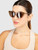 Burberry Beige Cat Eye Sunglasses