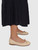 Jil Sander Beige Leather Bow Ballet Flats