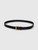 Jil Sander Black Crocodile Leather Belt