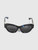 Burberry Blue Havana Logo Cat Eye Sunglasses