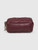 Moncler Burgundy Leather Quilted Bag