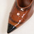 Burberry Brown PVC Pointed Pumps