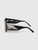 Linda Farrow Linda Farrow x The Attico Black Marfa Sunglasses