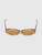 Linda Farrow Linda Farrow x The Attico Beige Berta Sunglasses
