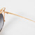 Linda Farrow 22K Gold Zazel Round Sunglasses