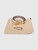 Gucci Taupe & Ecru Leather Reversible GG Belt