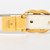 Gucci Taupe & Ecru Leather Reversible GG Belt
