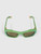 Jacquemus Green Rectangle Meridiano Sunglasses