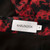 16 Arlington Red & Black Abstract Patterned Skirt