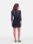 Sandro Blue Rose Lace Knee Length Dress