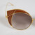 Linda Farrow Cat Eye Gold Plated Sunglasses