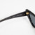 Linda Farrow Linda Farrow x The Attico Black Dora Cat Eye Sunglasses