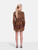 Ulla Johnson Orange & Purple Metallic Detail Dress