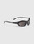 Balenciaga Black Bat Rectangle Sunglasses