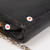 Harrods Vintage Black Lizard Leather Clutch Bag