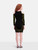 Roberto Cavalli Black Floral Cold Shoulder Dress