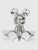 Leblon Delienne Leblon Delienne x Marcel Wanders Silver Sitting Mickey Figurine