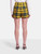 Dior Yellow Tartan Wool Shorts