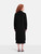 Elisabetta Franchi Black Wool Long Coat