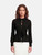 Roberto Cavalli Black Waist Tie Cardigan