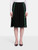 Louis Vuitton Black Mesh Trim Skirt