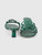 Loewe Green Croc Embossed Anagram Mules