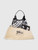 Burberry Grey Beat Check Brooklyn Hobo Bag with Purse