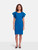 Issey Miyake Blue Midi Polkadot Dress