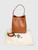 Ralph Lauren Brown Leather Debby Drawstring Bucket Bag