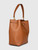 Ralph Lauren Brown Leather Debby Drawstring Bucket Bag