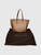 Gucci Brown GG Canvas Bree Tote Bag
